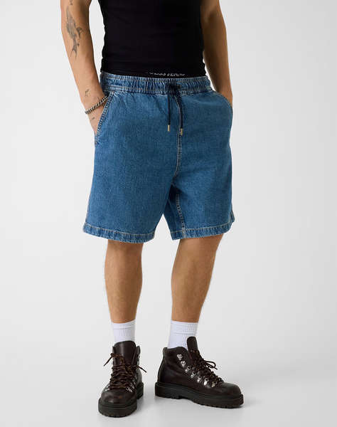GUESS JEANS GJ JOGGER DENIM SHORT MEN''S SHORTS