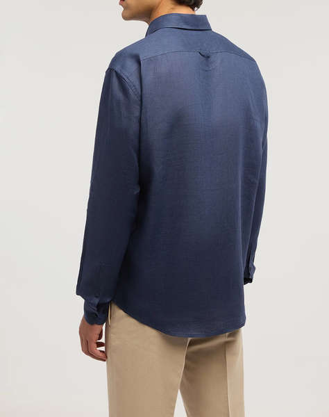 TRUSSARDI REGULAR FIT SHIRT - LINEN