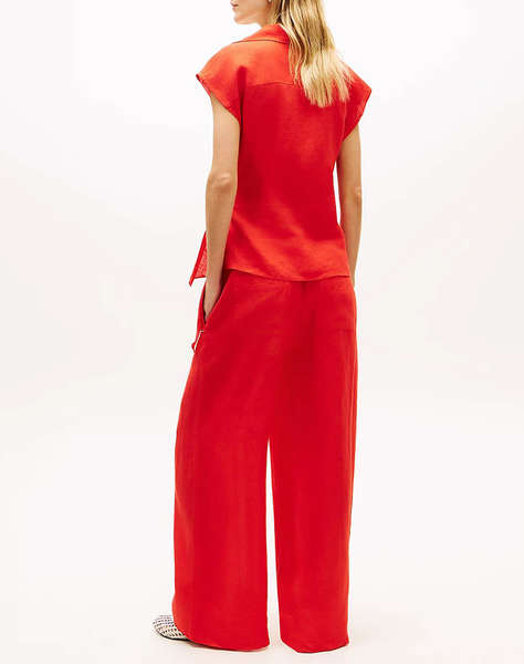TOMMY HILFIGER LINEN KNOT NS TOP