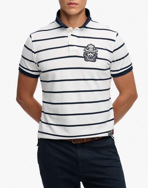SUPERDRY D2 CREST STRIPE POLO МЪЖКА БЛУЗА