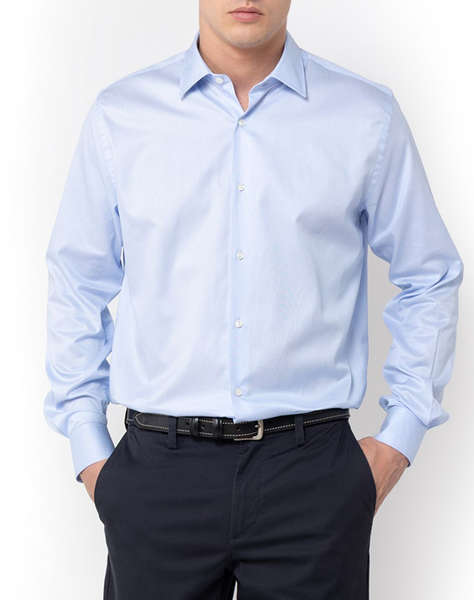 THE BOSTONIANS РИЗА DOBBY CUSTOM FIT Semi-Rex Custom Fit