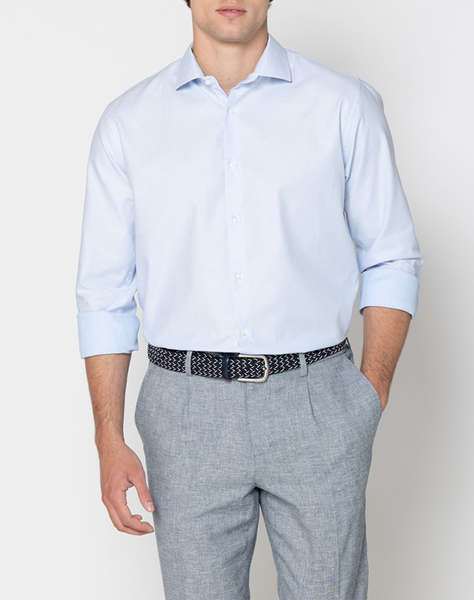 THE BOSTONIANS РИЗА DOBBY CUSTOM FIT Semi-Rex Custom Fit