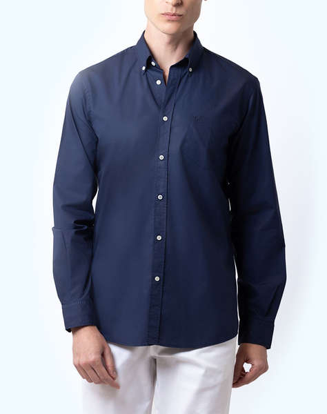 THE BOSTONIANS РИЗА POPLIN REGULAR FIT Plain POPLIN Button-down Regular Fit