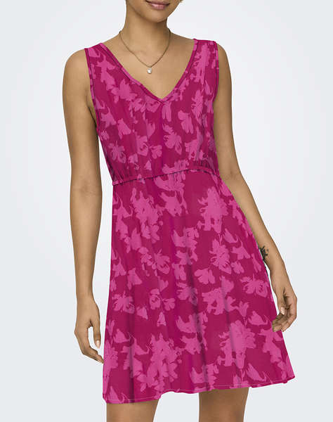 ONLY ONLNOVA LIFE VIS SARA STRING DRESS WVN