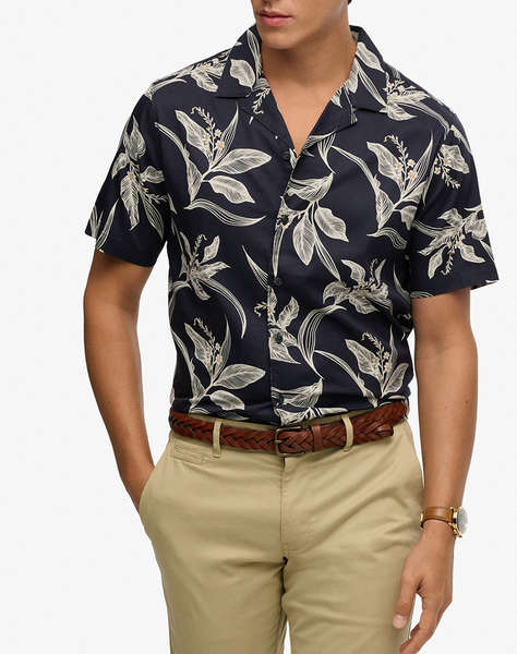 SUPERDRY D1 OVIN HAWAIIAN PRINT S/S SHIRT МЪЖКА РИЗА