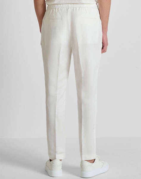 ANTONY MORATO MMTR00790FA900135 MIN OF 6 TROUSERS NEIL REGULAR FIT IN SLUB LINEN VISCOSE BLEND FABRIC MEN''S PANTS