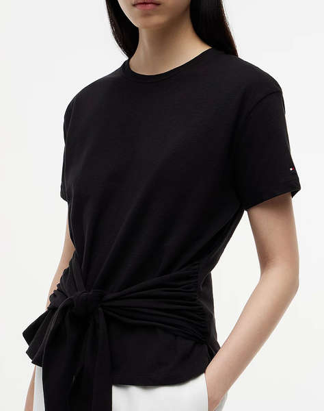 TOMMY HILFIGER CO SLUB KNOT SS TEE
