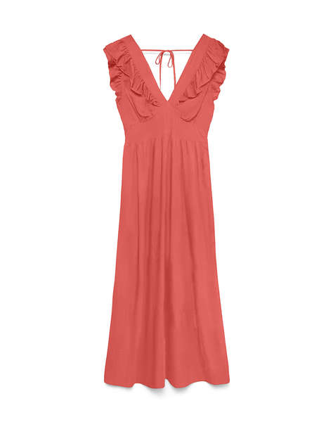 VERO MODA VMEASY JOY S/L DETAIL ANKLE DRESS WVN