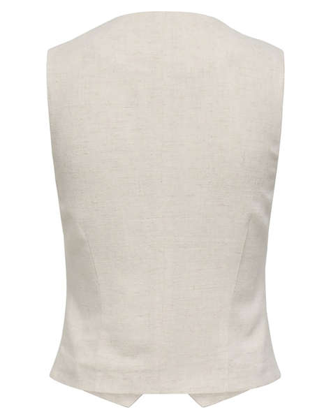 ONLY ONLSIESTA S/L LINEN BL VEST TLR