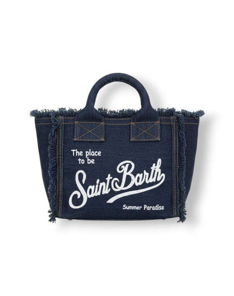 MC2 VANITY MINI-SMALL BAG WITH STRAP-DENIM DARK