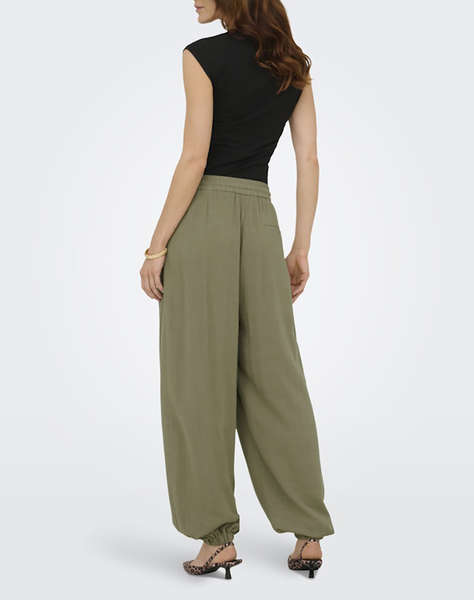 ONLY ONLSIESTA MW LINEN BL BAGGY BARREL PNT