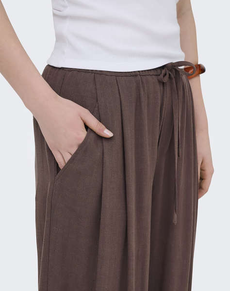 ONLY ONLSIESTA MW LINEN BL BAGGY BARREL PNT