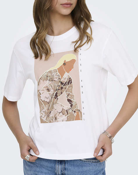 ONLY ONLSUSAN S/S PRINT TOP BOX JRS