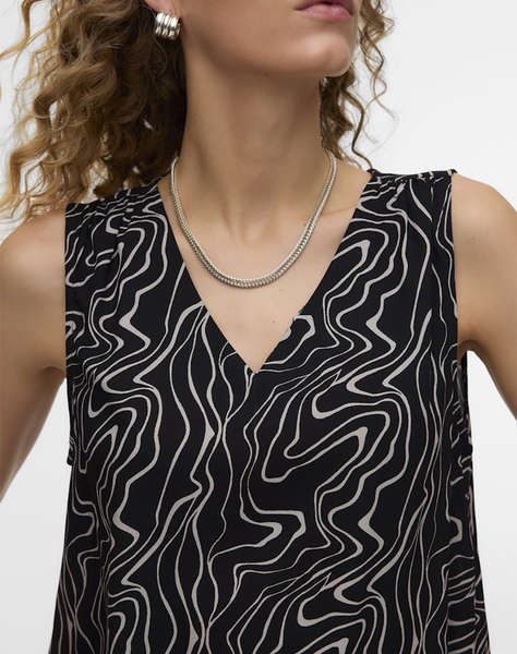 VERO MODA VMEASY JOY S/L V-NECK TOP WVN GA
