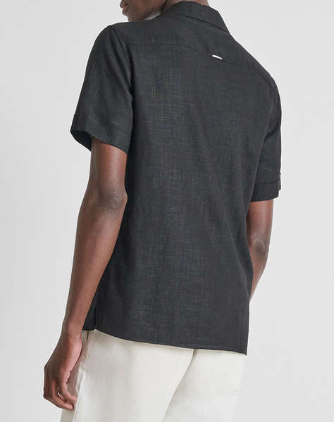 ANTONY MORATO MMSS00206FA400099 MIN OF 6 SHIRT HONOLULU REGULAR STRAIGHT FIT IN SOFT TOUCH VISCOSE LINEN BLEND FABRIC MEN''S SHIRT