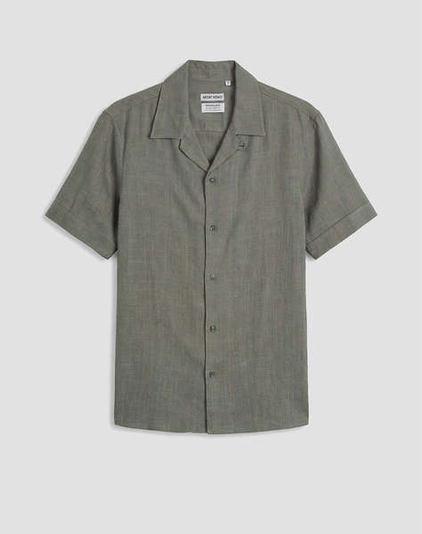 ANTONY MORATO MMSS00206FA400099 MIN OF 6 SHIRT HONOLULU REGULAR STRAIGHT FIT IN SOFT TOUCH VISCOSE LINEN BLEND FABRIC MEN''S SHIRT