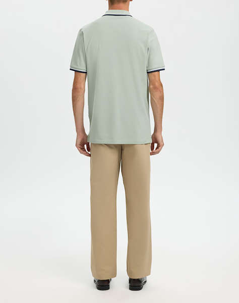 SELECTED SLMSLIM-ATLAS SPORT SS POLO NOOS