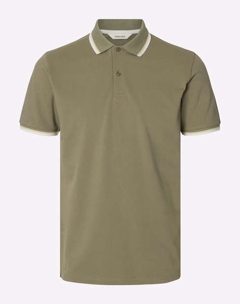 SELECTED SLMSLIM-ATLAS SPORT SS POLO NOOS