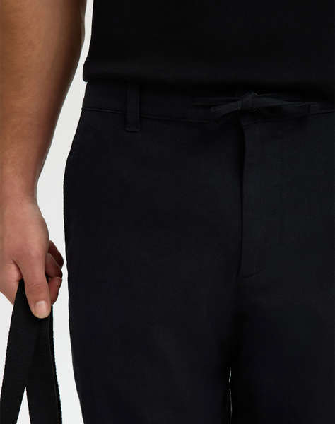 SELECTED SLMREGULAR-BRODY LINEN BLD SHORTS NOOS