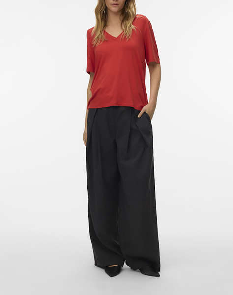 AWARE BY VERO MODA AWRITA SS V-NECK T-SHIRT NOOS