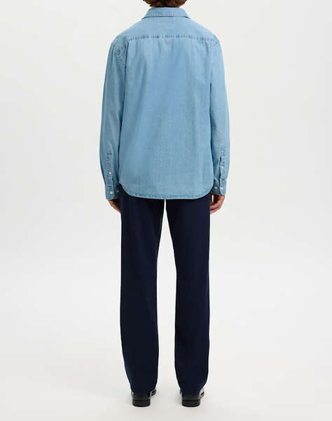 SELECTED SLMREGCLAUS CARLO DENIM LS SHIRT NOOS