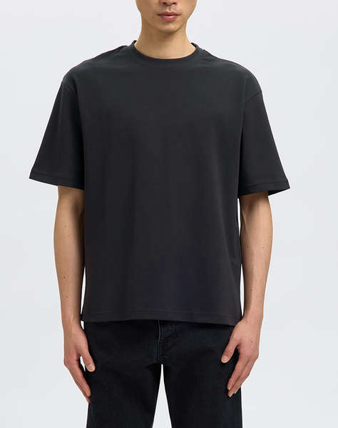 SELECTED SLMLOOSEOSCAR SS O-NECK TEE NOOS
