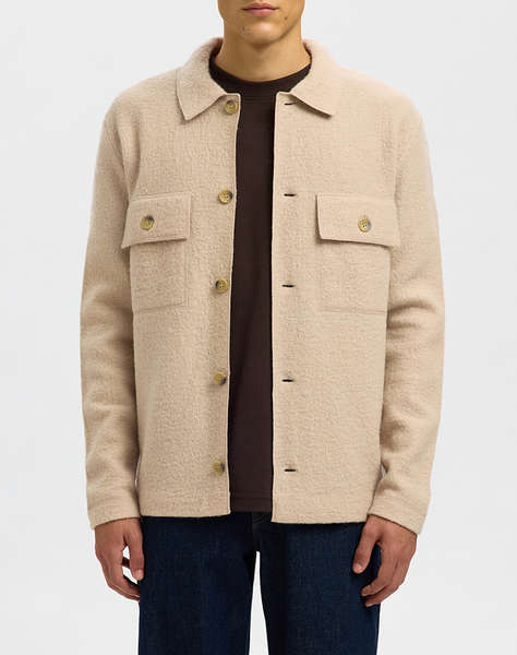 SELECTED SLHNEALY LS KNIT WORKWEAR CARDIGAN NOOS