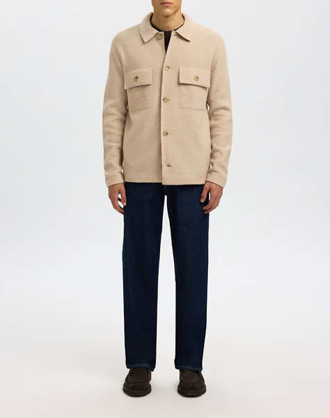 SELECTED SLHNEALY LS KNIT WORKWEAR CARDIGAN NOOS