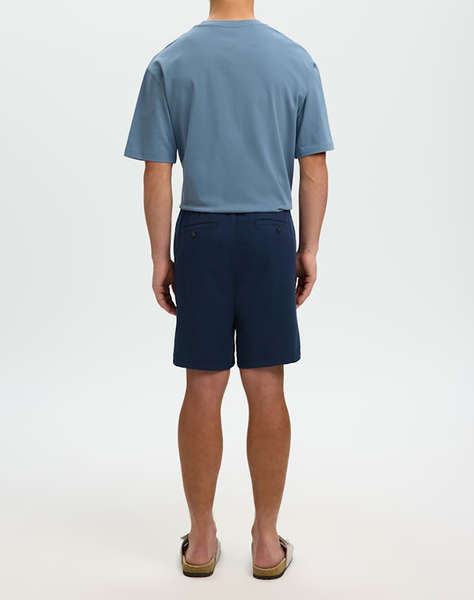 SELECTED SLMREGULAR-BRODY LINEN BLD SHORTS NOOS