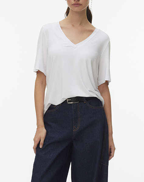 AWARE BY VERO MODA AWRITA SS V-NECK T-SHIRT NOOS