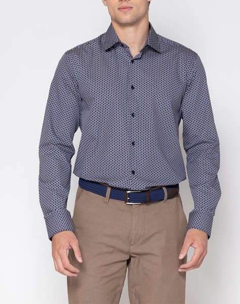 THE BOSTONIANS РИЗА CHARLES POPLIN SLIM FIT Classic Slim Fit