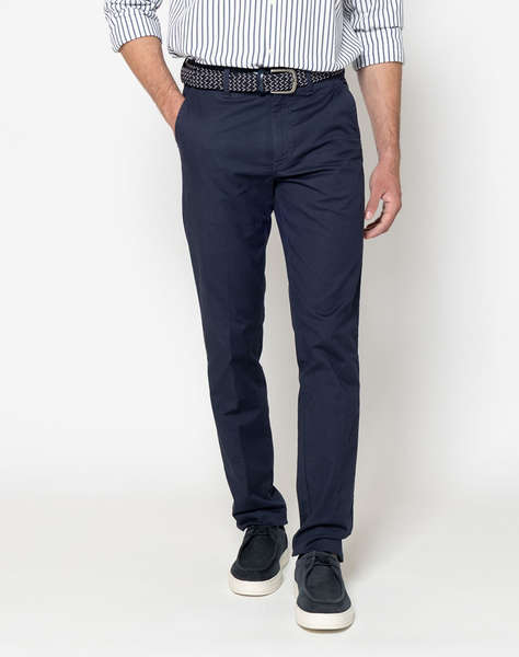 THE BOSTONIANS TROUSERS CHINOS DOBBY REGULAR FIT