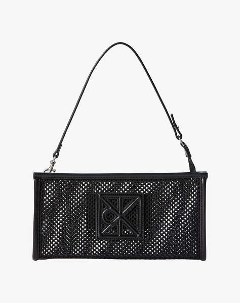 CALVIN KLEIN JEANS EMBLEM MESH CONVERTIBLE POUCH