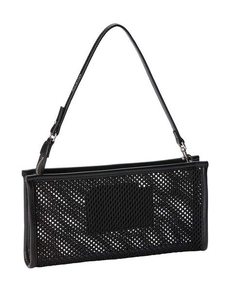 CALVIN KLEIN JEANS EMBLEM MESH CONVERTIBLE POUCH