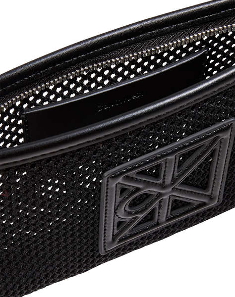 CALVIN KLEIN JEANS EMBLEM MESH CONVERTIBLE POUCH