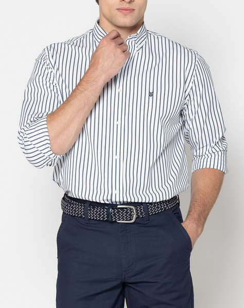 THE BOSTONIANS РИЗА ACORN POPLIN REGULAR FIT Button-down Regular Fit
