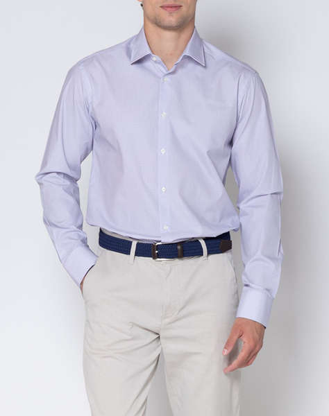 THE BOSTONIANS РИЗА CHARLES POPLIN SLIM FIT Classic Slim Fit