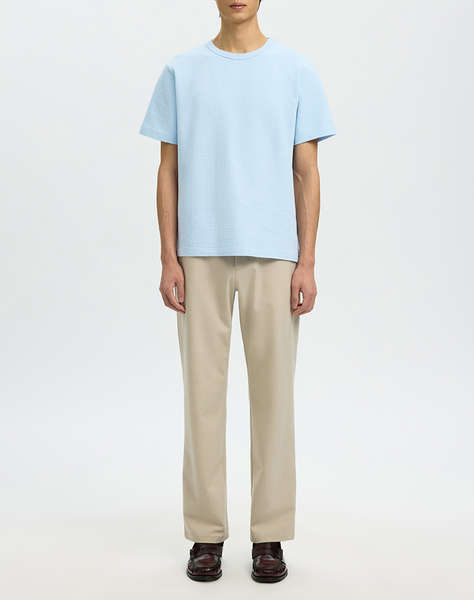 SELECTED SLMSANDER SEERSUCKER SS O-NECK TEE