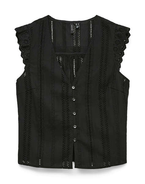 VERO MODA VMBELL EMB SL TOP WVN