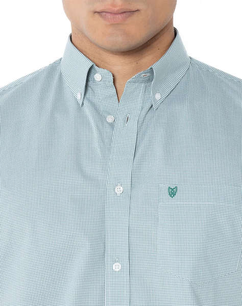 THE BOSTONIANS РИЗА CHESTER ΠΟΠΛΙΝΑ REGULAR FIT MiniCheck POPLIN Button-down Regular Fit