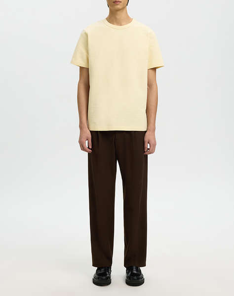SELECTED SLMSANDER SEERSUCKER SS O-NECK TEE