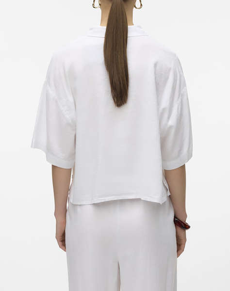 VERO MODA VMLINN 2/4 SHORT SHIRT WVN NOOS