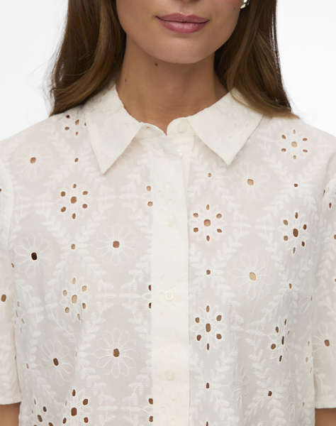 VERO MODA VMELIZA SHORT 2/4 SLEEVE SHIRT WVN NOOS