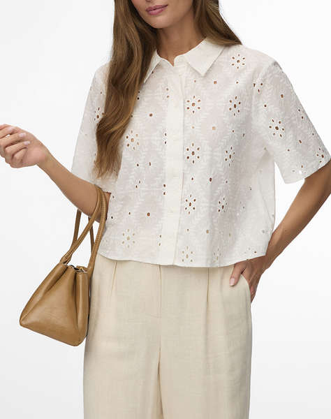 VERO MODA VMELIZA SHORT 2/4 SLEEVE SHIRT WVN NOOS