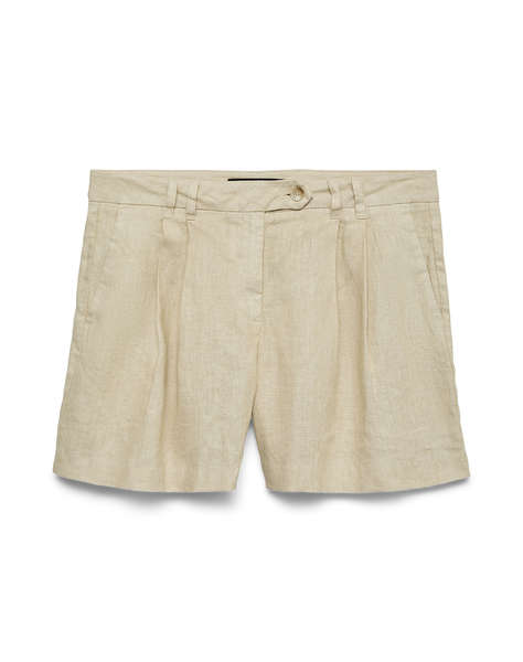 VERO MODA VMLAICA MW FLOWY LINEN SHORTS