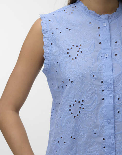 VERO MODA VMEMILY EMB SL TOP WVN