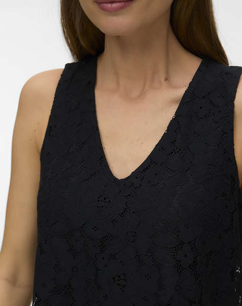 VERO MODA VMHONEY LACE SL V-NECK TOP WVN GA