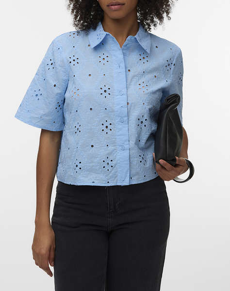 VERO MODA VMELIZA SHORT 2/4 SLEEVE SHIRT WVN NOOS