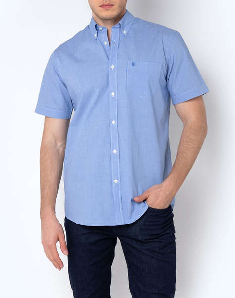 THE BOSTONIANS РИЗА CHESTER ΠΟΠΛΙΝΑ REGULAR FIT MiniCheck POPLIN Button-down Regular Fit