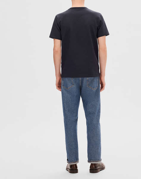SELECTED SLMSANDER SEERSUCKER SS O-NECK TEE